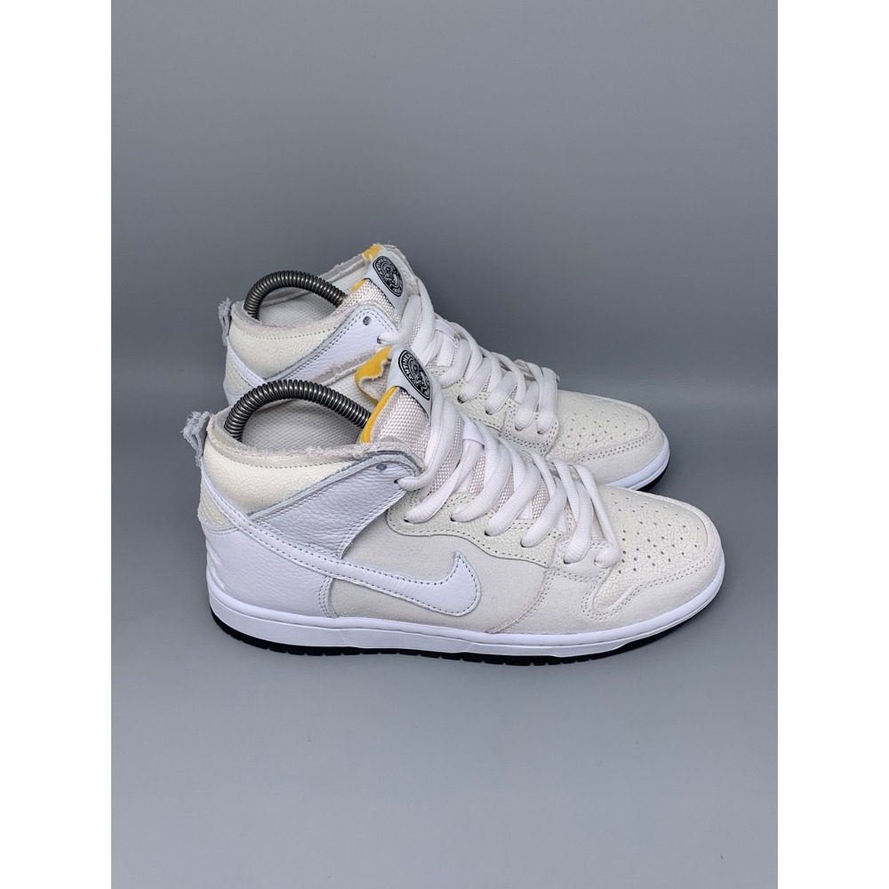 Nike SB Dunk High Pro Antihero White Skate Shoes HM5837-100 Men's 6 Womens 7.5